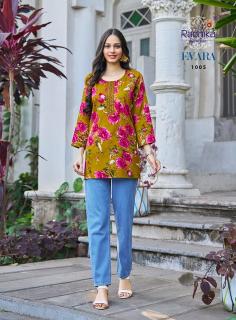 Radhika lifestyle evara vol 1 short top kurtis wholesale online - wholesale export